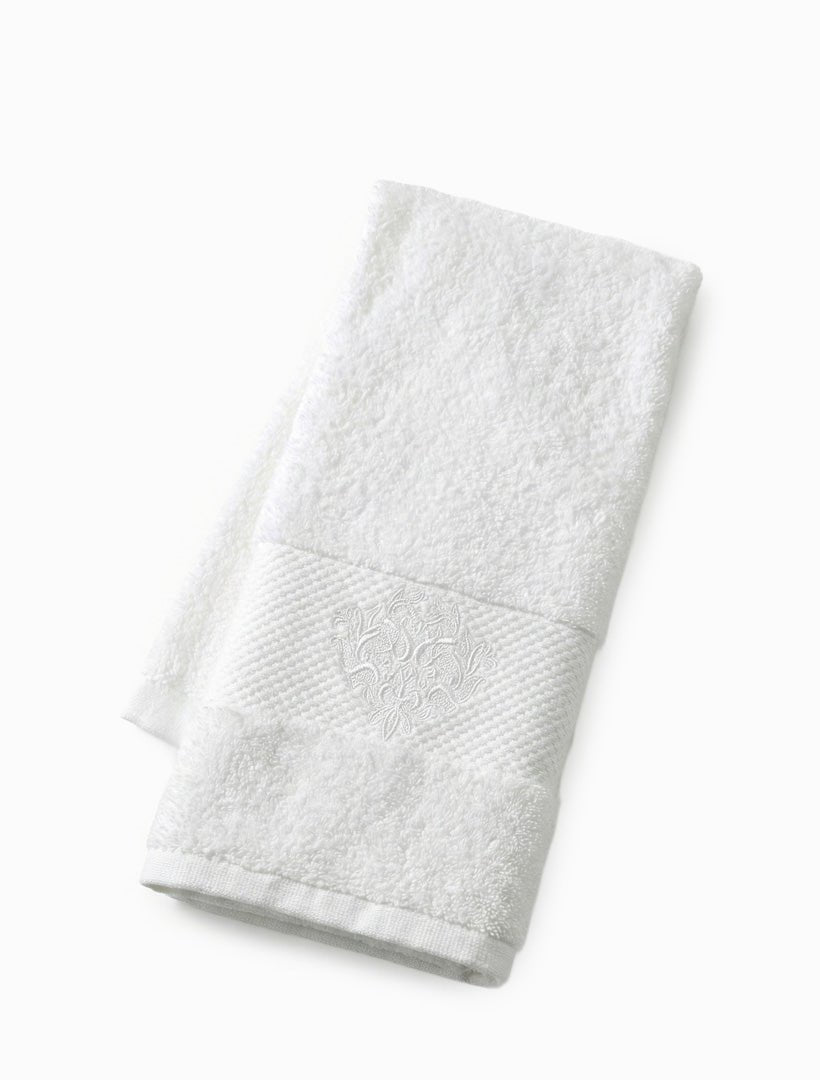 Chambord Hand Towel White - Zjoosh