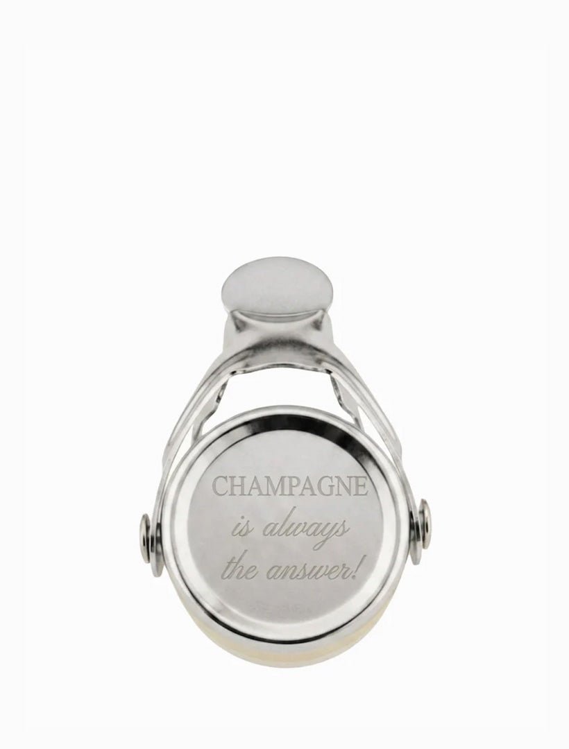 Champagne Answer Stopper Silver - Zjoosh