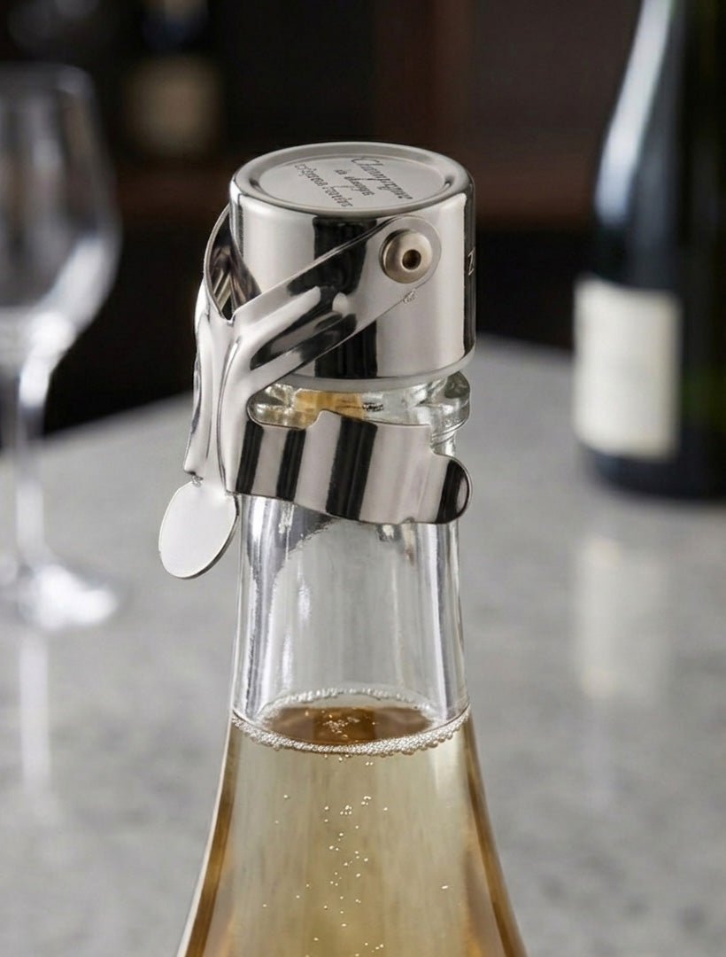 Champagne Answer Stopper Silver - Zjoosh