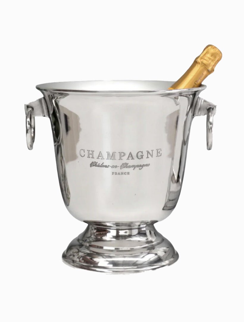 Champagne Bucket Footed Nickle Plated - Zjoosh