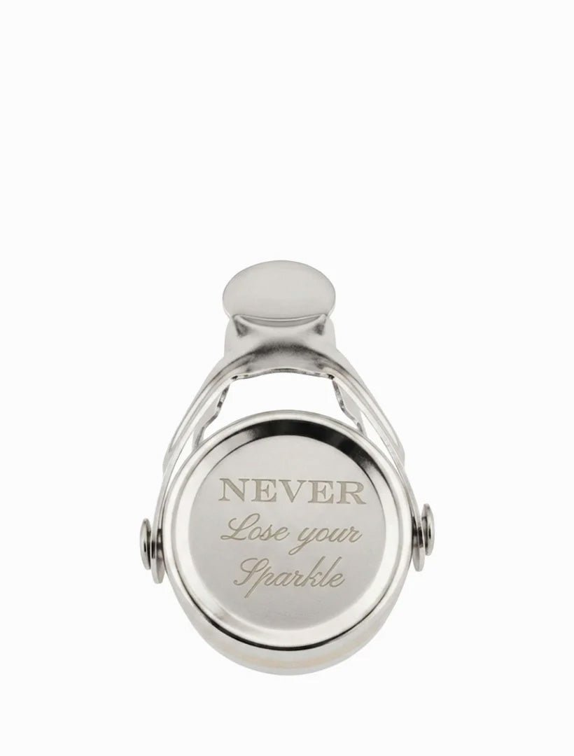 Champagne Sparkle Stopper Silver - Zjoosh