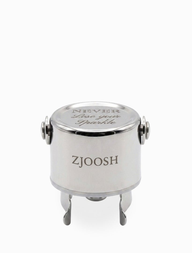 Champagne Sparkle Stopper Silver - Zjoosh