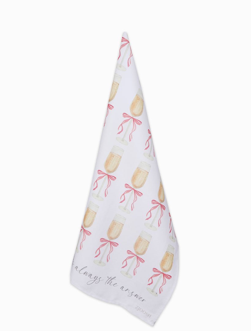 Champagne Tea Towel - Zjoosh