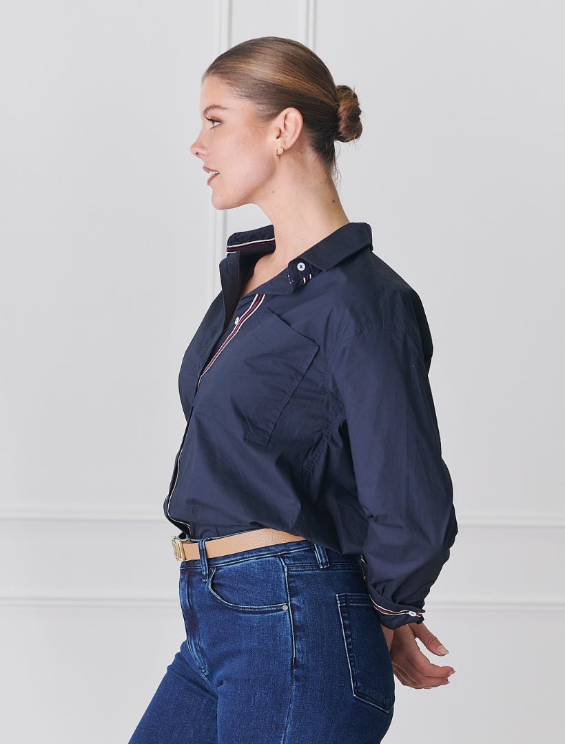 Charlie Shirt Navy - FINAL SALE - Zjoosh
