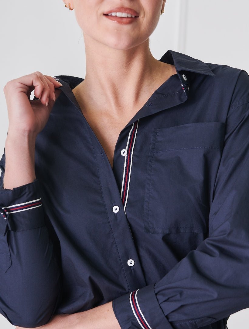 Charlie Shirt Navy - FINAL SALE - Zjoosh