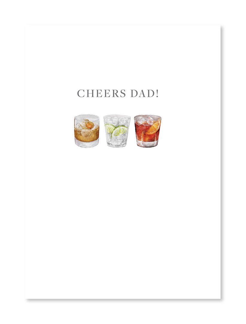 Cheers Dad Card - Zjoosh