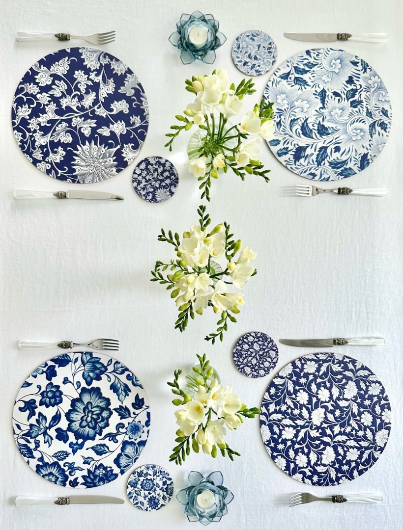 Chinoiserie Coasters (Set of 4) - Zjoosh