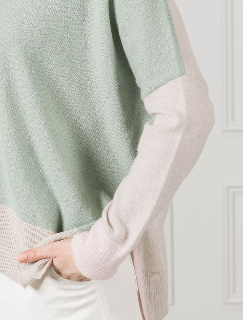 Chloe Cashmere Knit Sage - FINAL SALE - Zjoosh