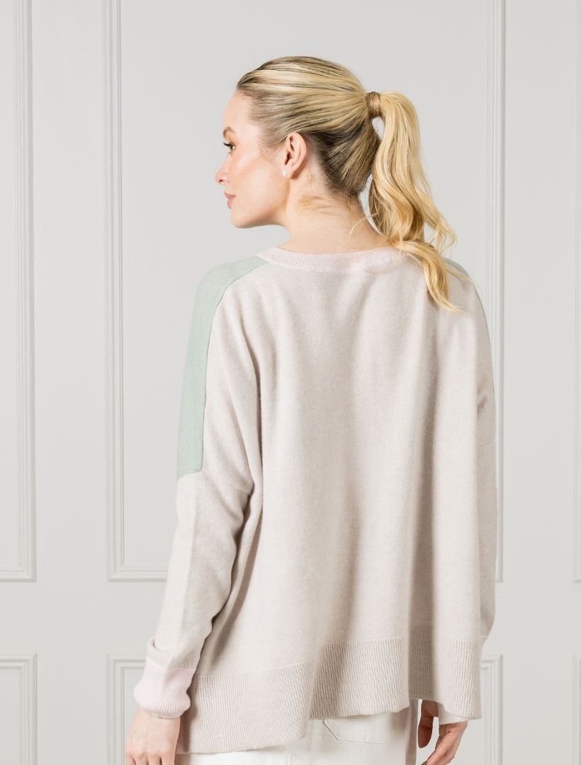 Chloe Cashmere Knit Sage - FINAL SALE - Zjoosh