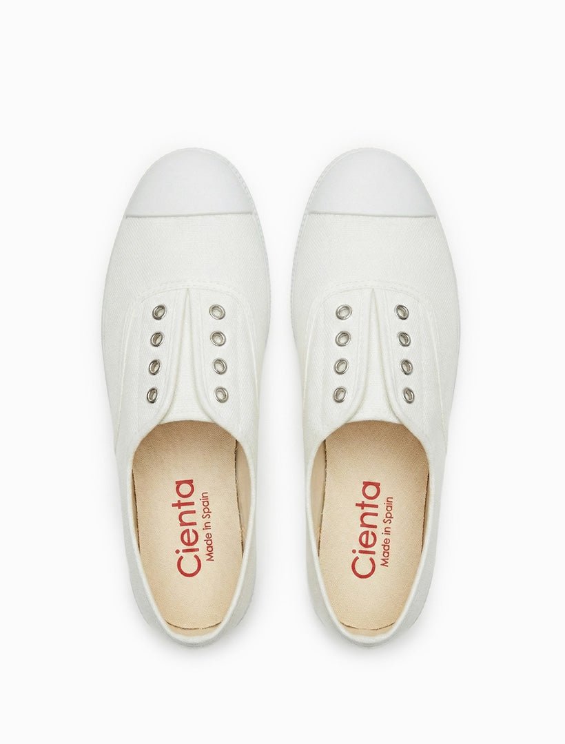 Cienta Plimsole White - Zjoosh