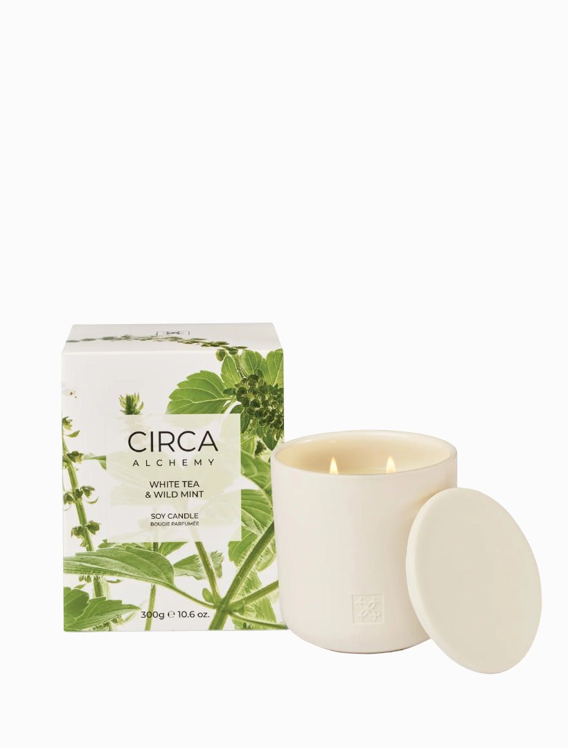 Circa Alchemy Candle White Tea and Wild Mint - Zjoosh