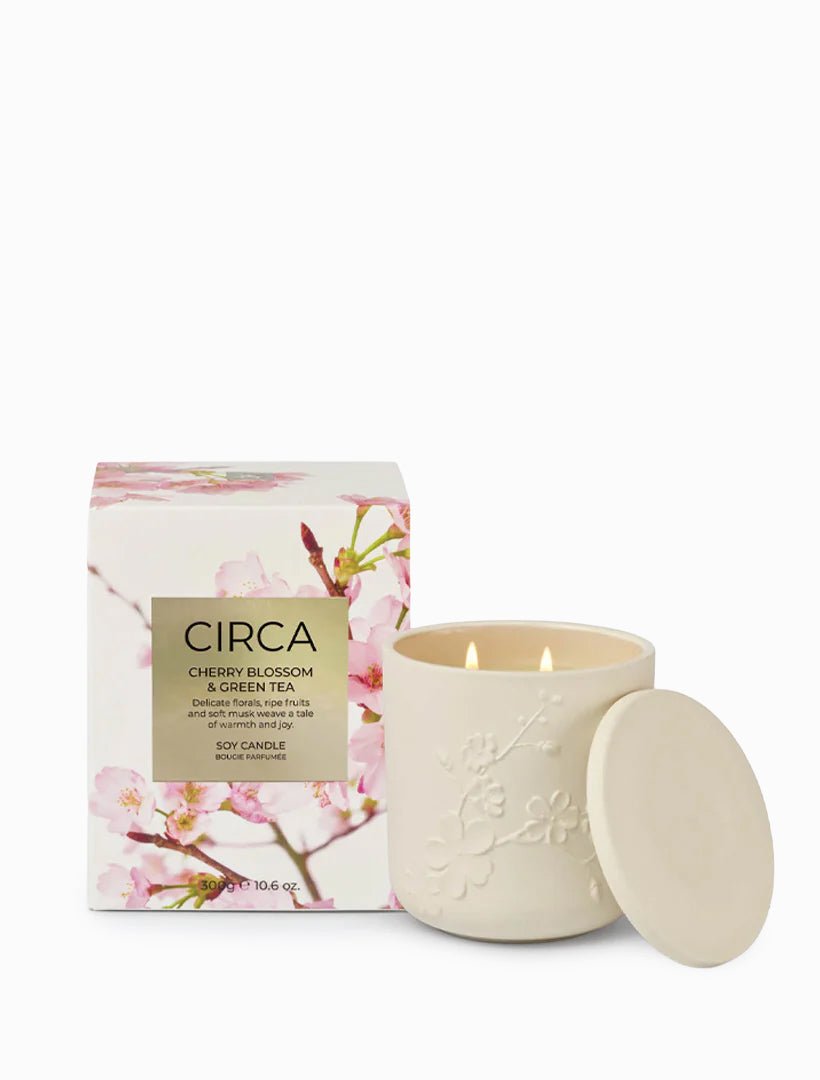 Circa Cherry Blossom and Green Tea candle 26 300g - Zjoosh