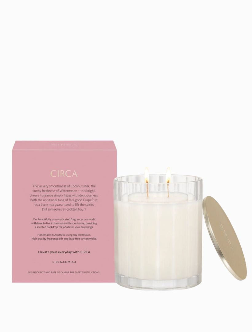 CIRCA Coconut and Watermelon Candle 350G - Zjoosh