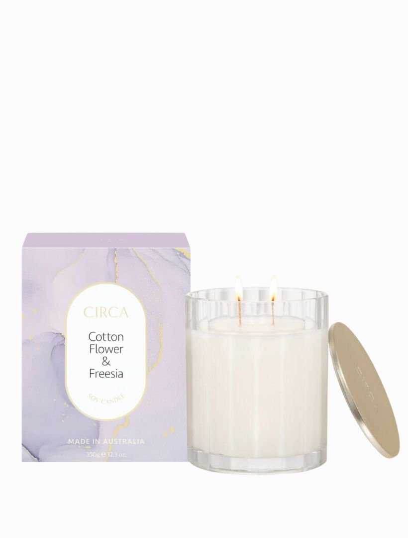 CIRCA Cotton Flower and Freesia Candle 350G - Zjoosh