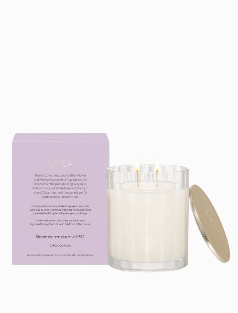 CIRCA Cotton Flower and Freesia Candle 350G - Zjoosh