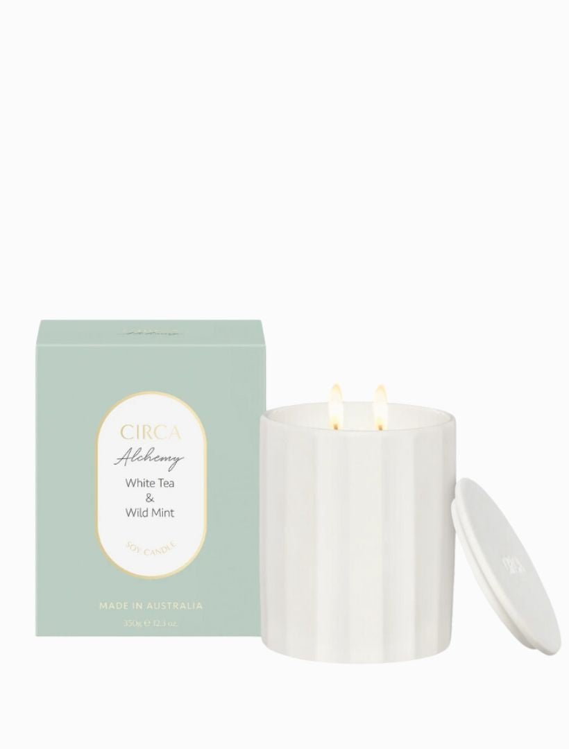 CIRCA Kitchen Alchemy Candle White Tea and Wild Mint 350g - Zjoosh