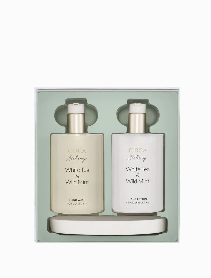 CIRCA Kitchen Alchemy Hand Care Duo White Tea and Wild Mint - Zjoosh