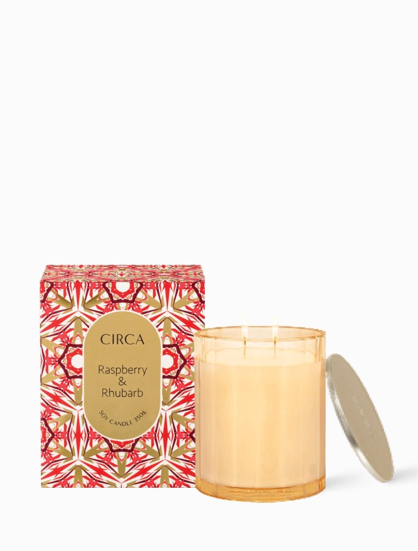 CIRCA Raspberry and Rhubarb Candle 350g - Zjoosh