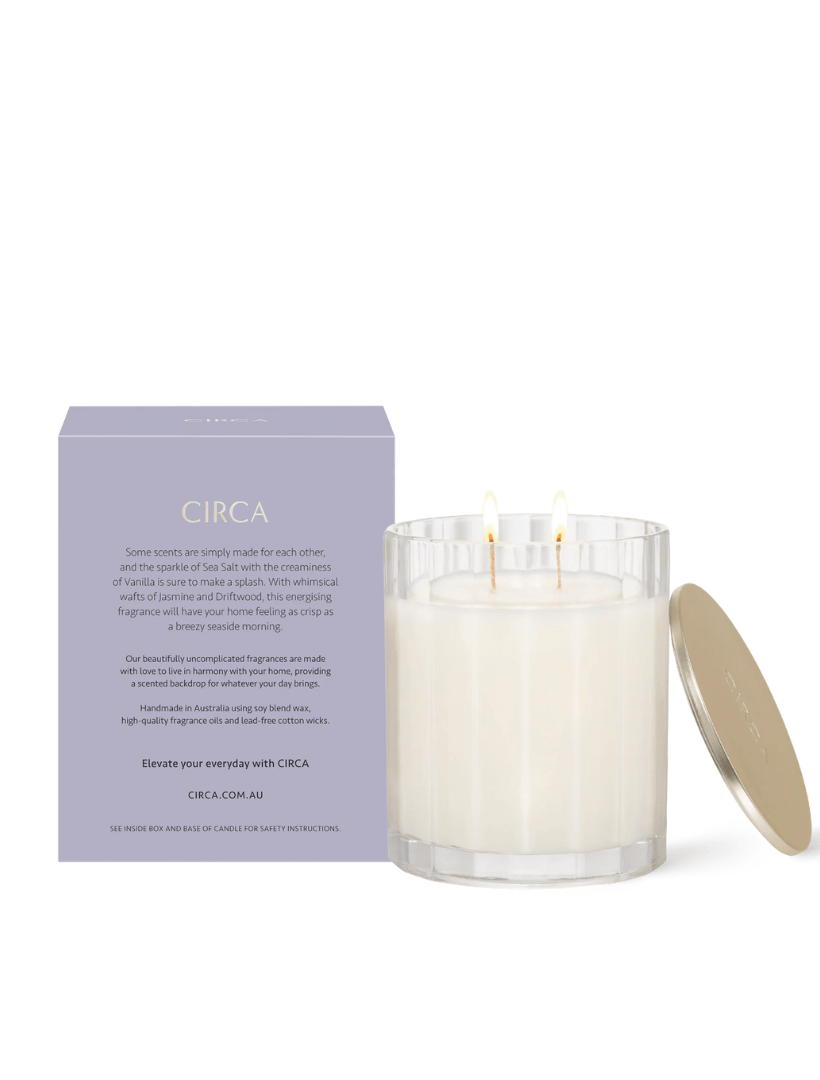 CIRCA Sea Salt and Vanilla Candle 350G - Zjoosh