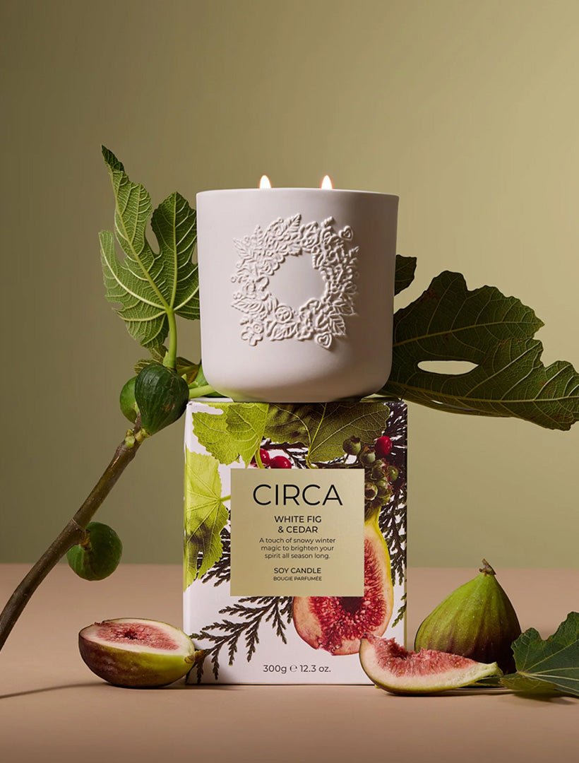 CIRCA White Fig and Cedar Candle 300G - FINAL SALE - Zjoosh
