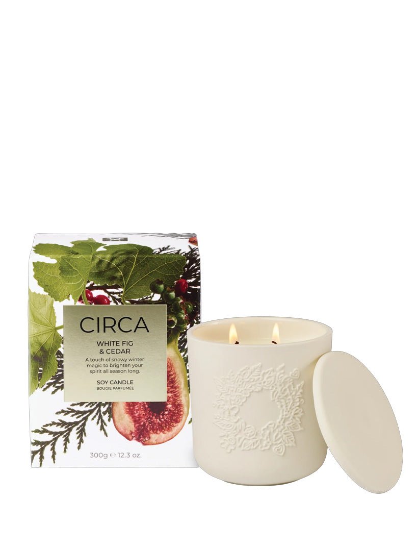 CIRCA White Fig and Cedar Candle 300G - FINAL SALE - Zjoosh