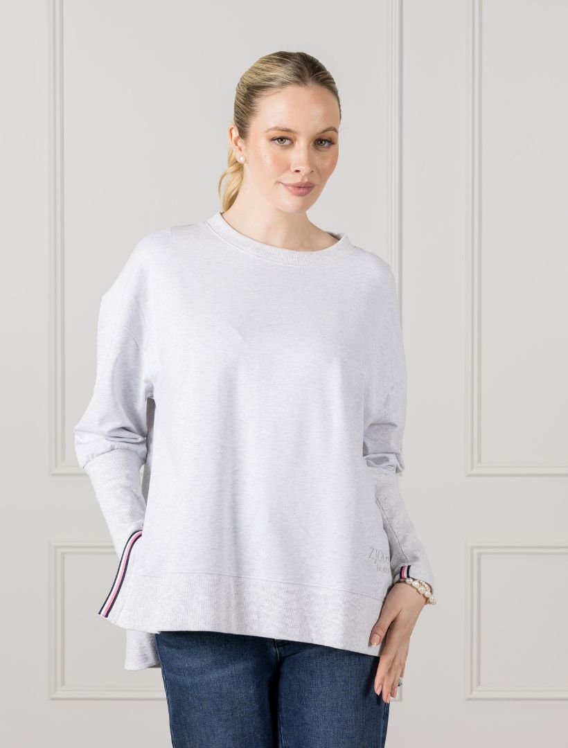 Claudia Sweatshirt Cloud - Zjoosh