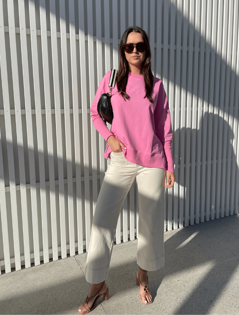 Claudia Sweatshirt Pink - Zjoosh