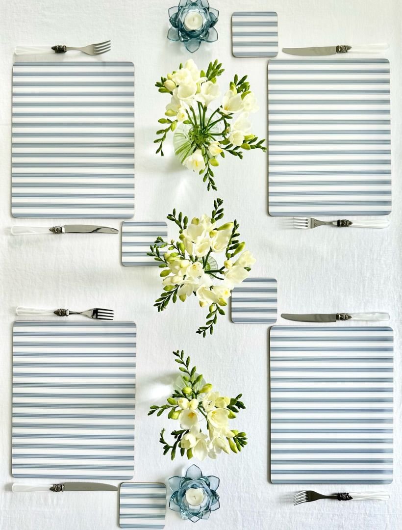 Coastal Stripes Placemats (Set of 4) - Zjoosh