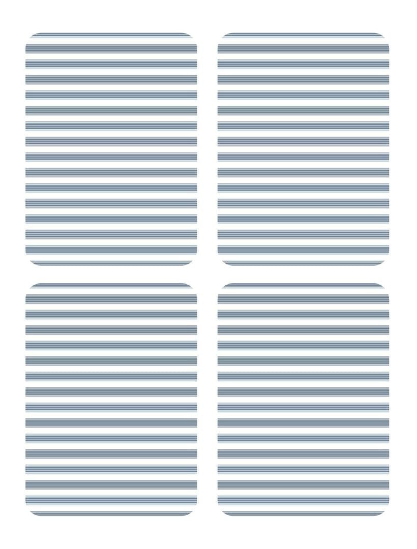 Coastal Stripes Placemats (Set of 4) - Zjoosh