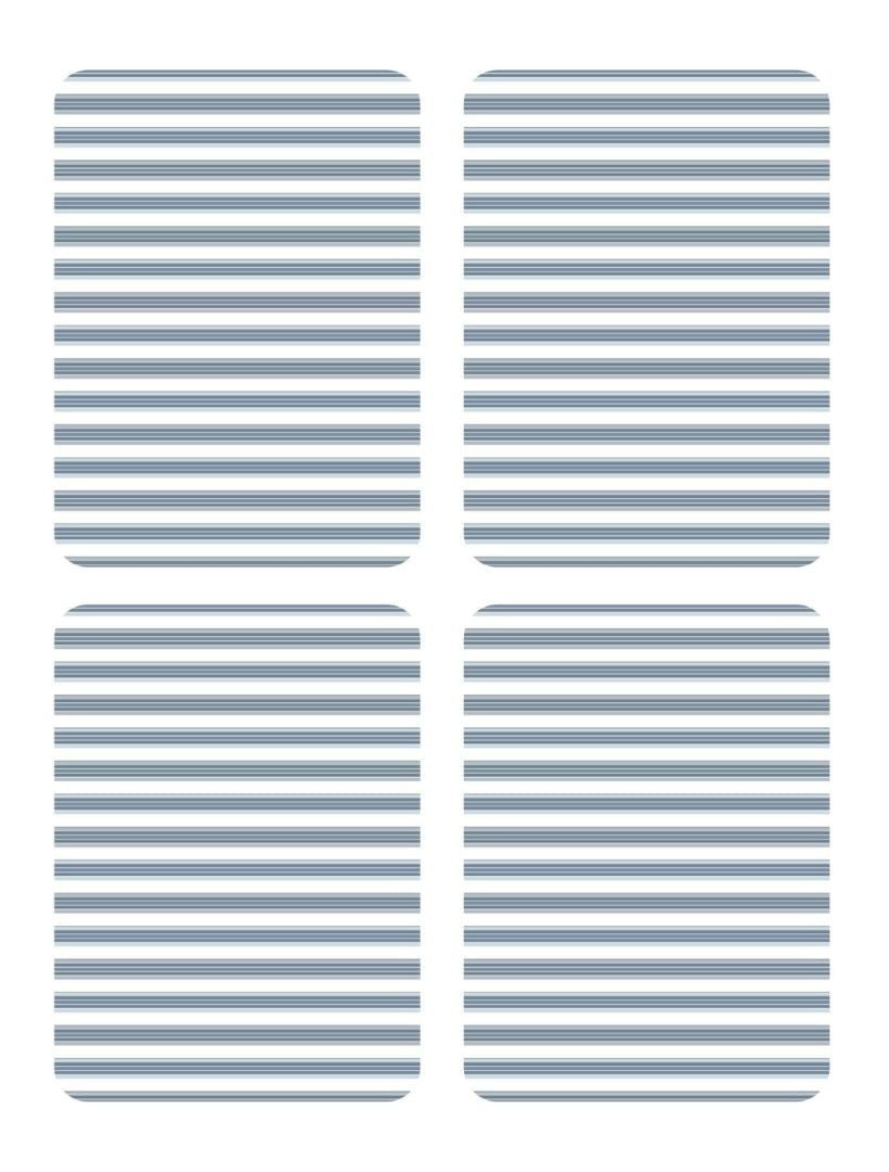 Coastal Stripes Placemats (Set of 4) - Zjoosh