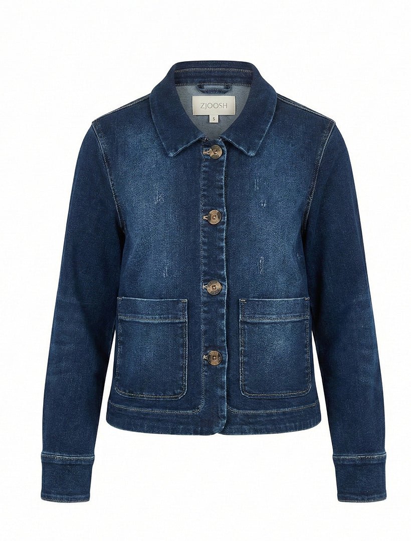 Coco Denim Jacket Indigo - Zjoosh