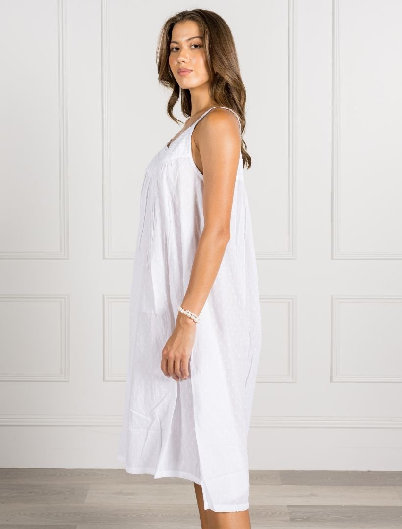 Collette Nightgown White - Zjoosh