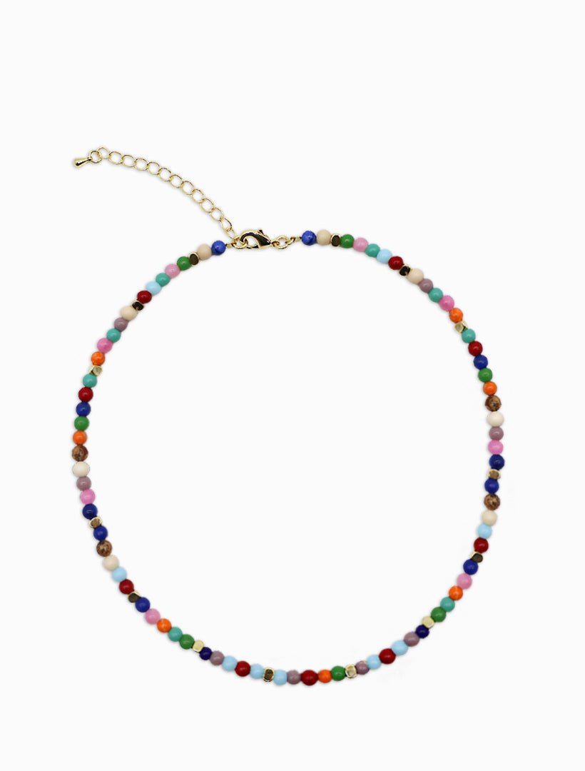 Colourful Stone Necklace - Zjoosh