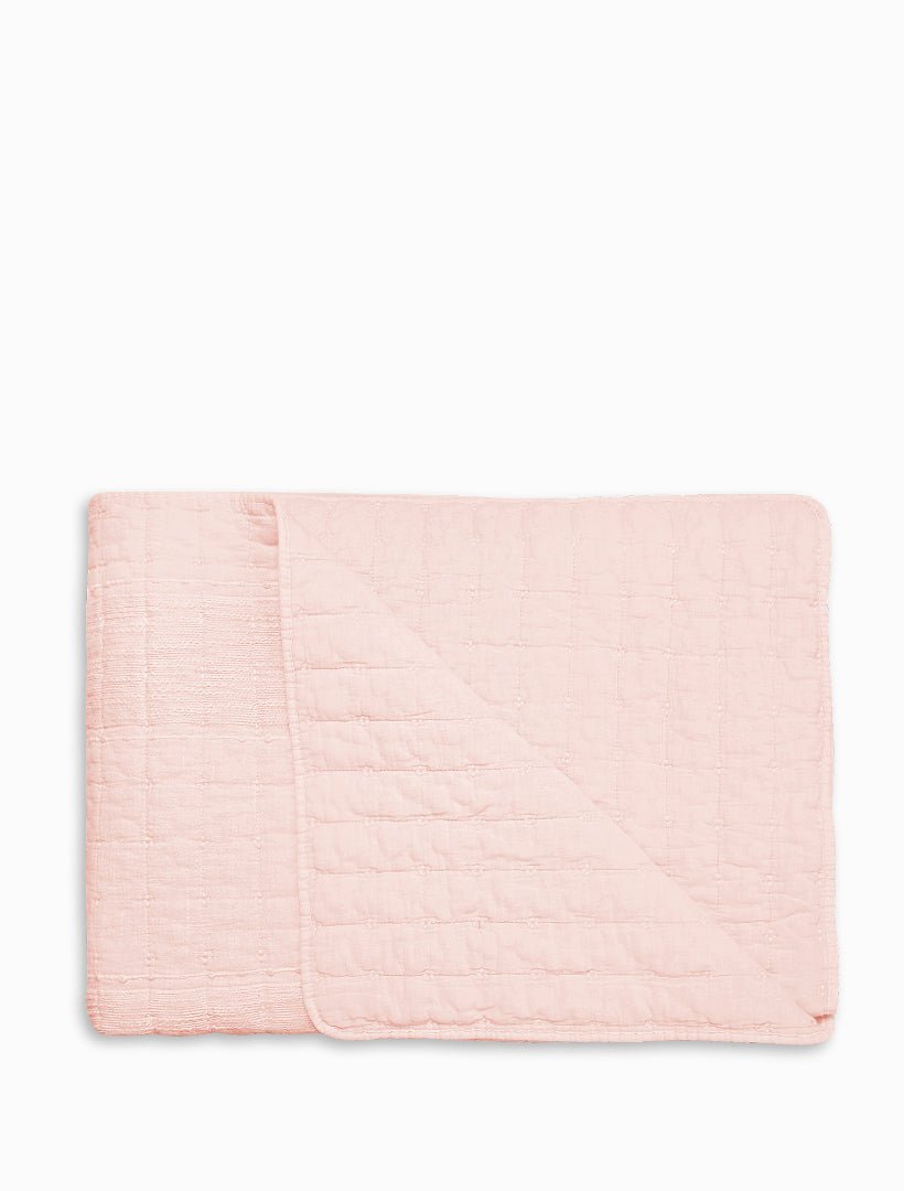 Cotton Quilted Throw Pink - Zjoosh