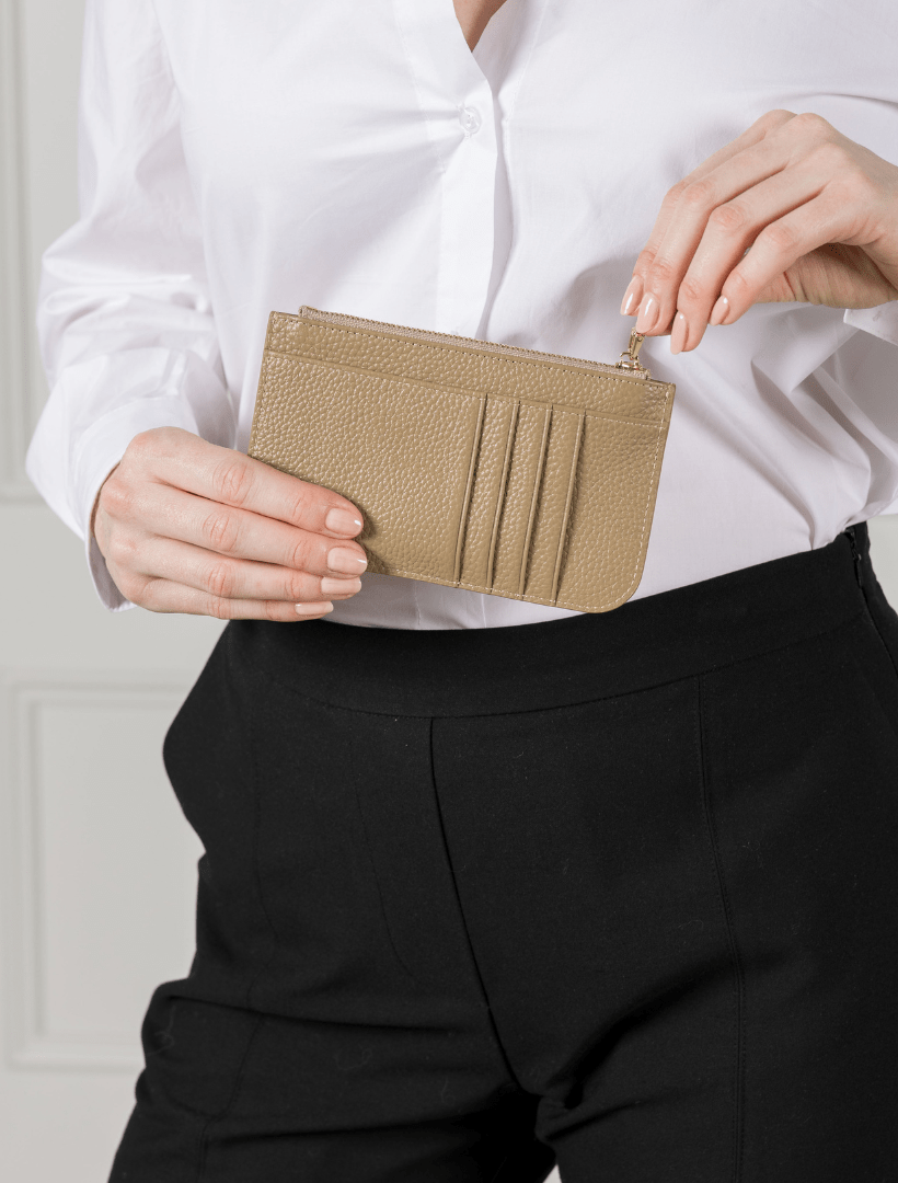 Courtney Card Wallet Hazelnut - Zjoosh