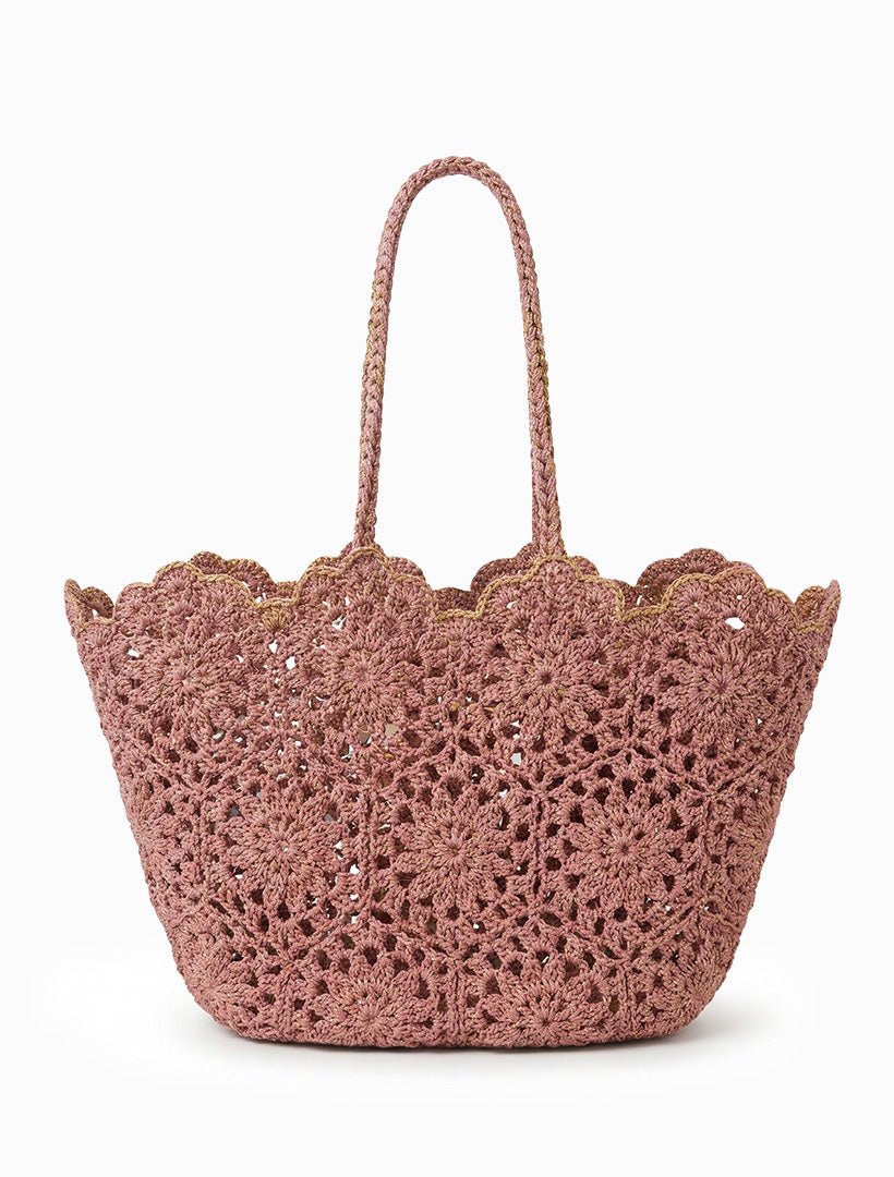 Crochet Basket Pink - Zjoosh