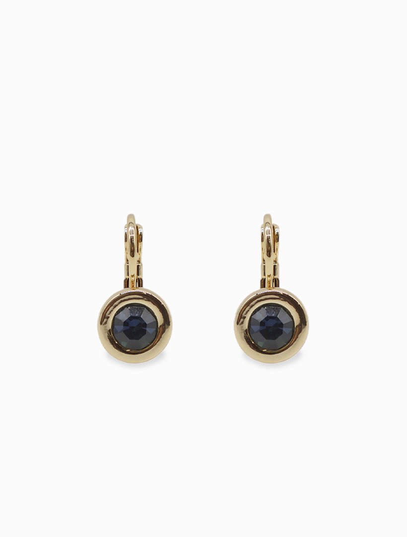 Crystal French Hooks Sapphire - Zjoosh