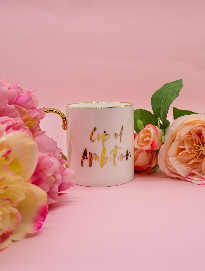 Cup Of Ambition Mug White - Zjoosh