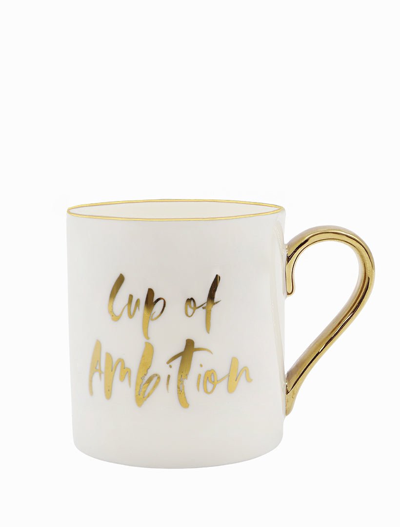 Cup Of Ambition Mug White - Zjoosh