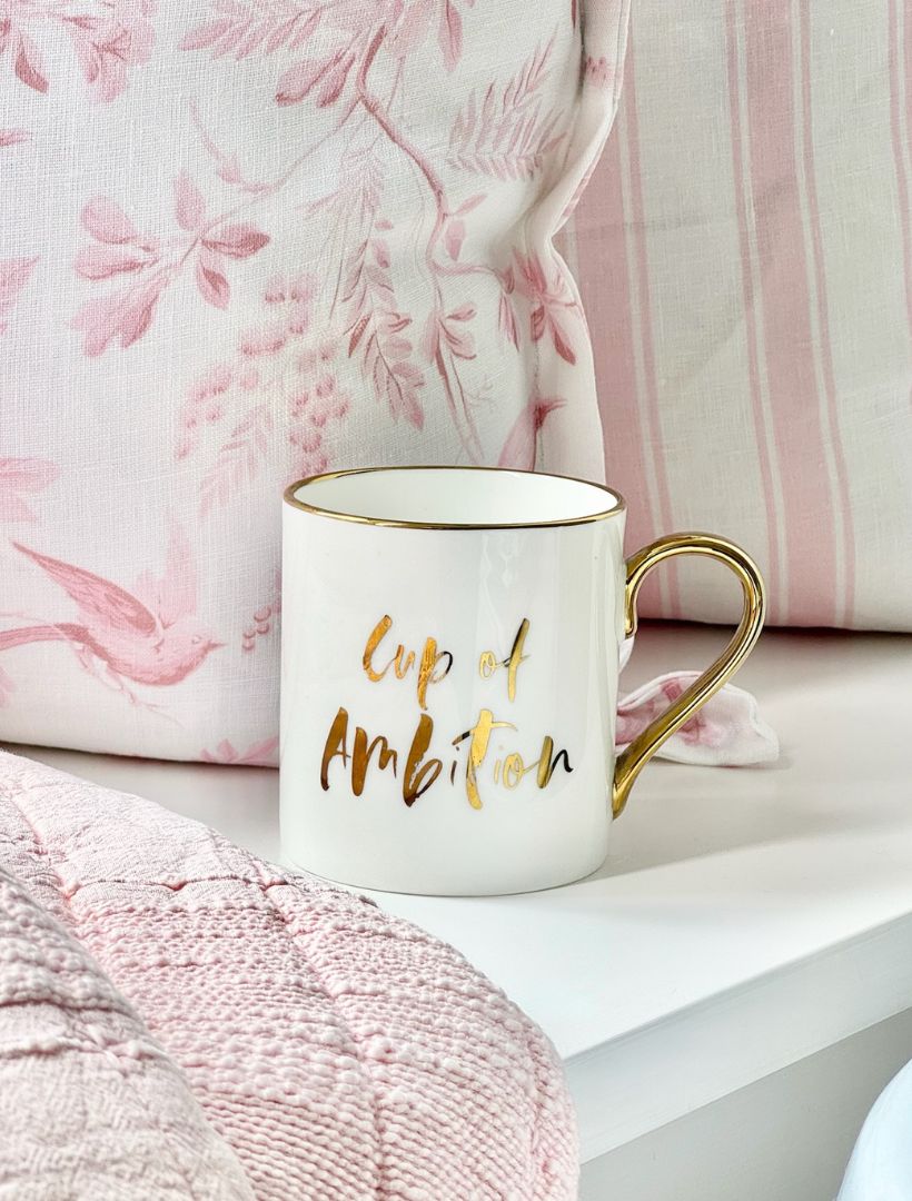 Cup Of Ambition Mug White - Zjoosh