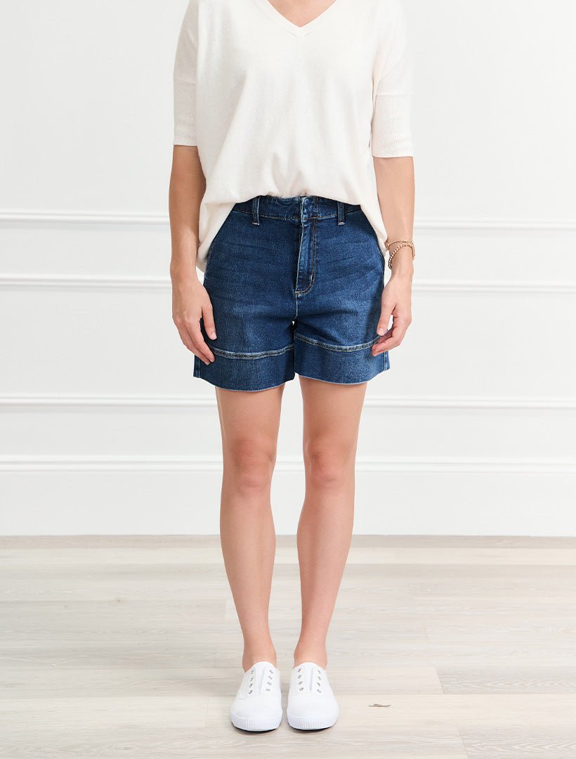 Daisy Denim Short Indigo - Zjoosh