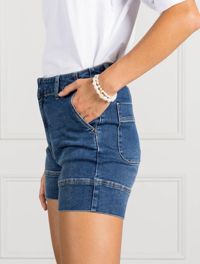 Daisy Denim Short Indigo - Zjoosh