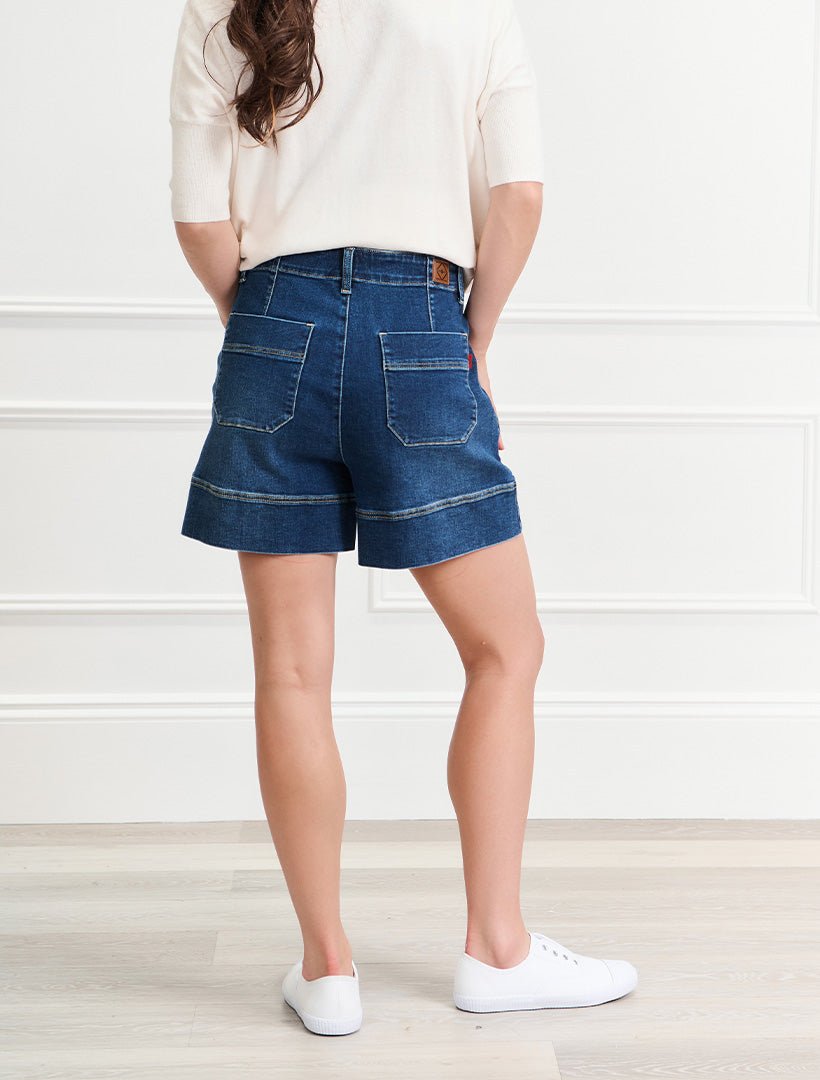 Daisy Denim Short Indigo - Zjoosh