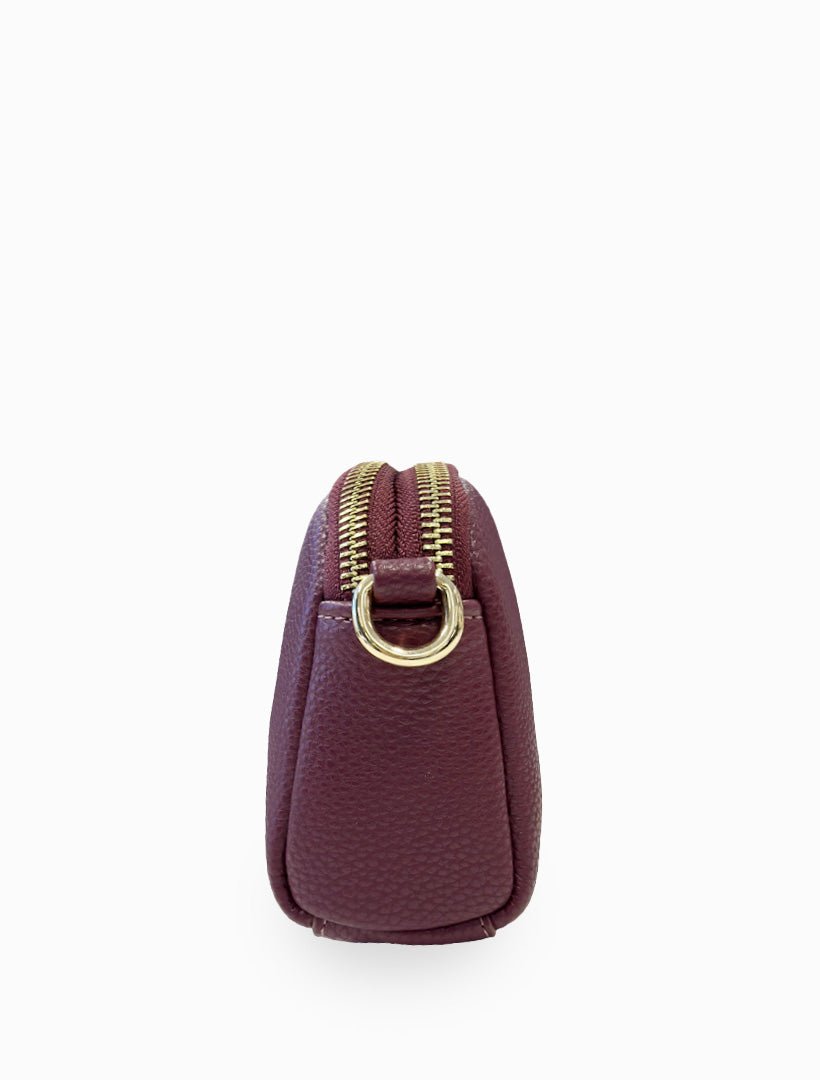 Daphne Cross Body Bag Burgundy - Zjoosh