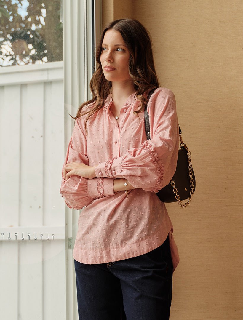 Daphne Shirt Rose - Zjoosh