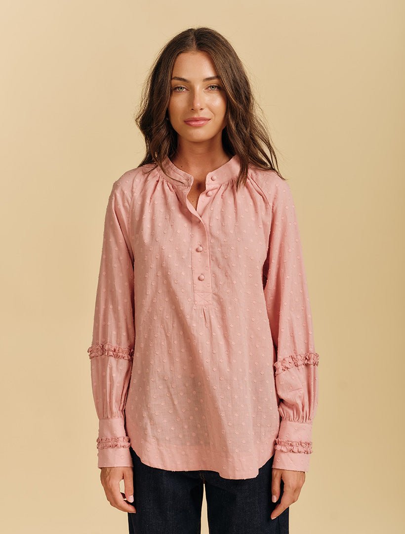 Daphne Shirt Rose - Zjoosh