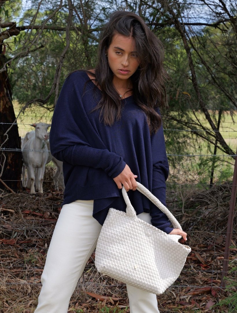 Deauville Tote Ecru - Zjoosh