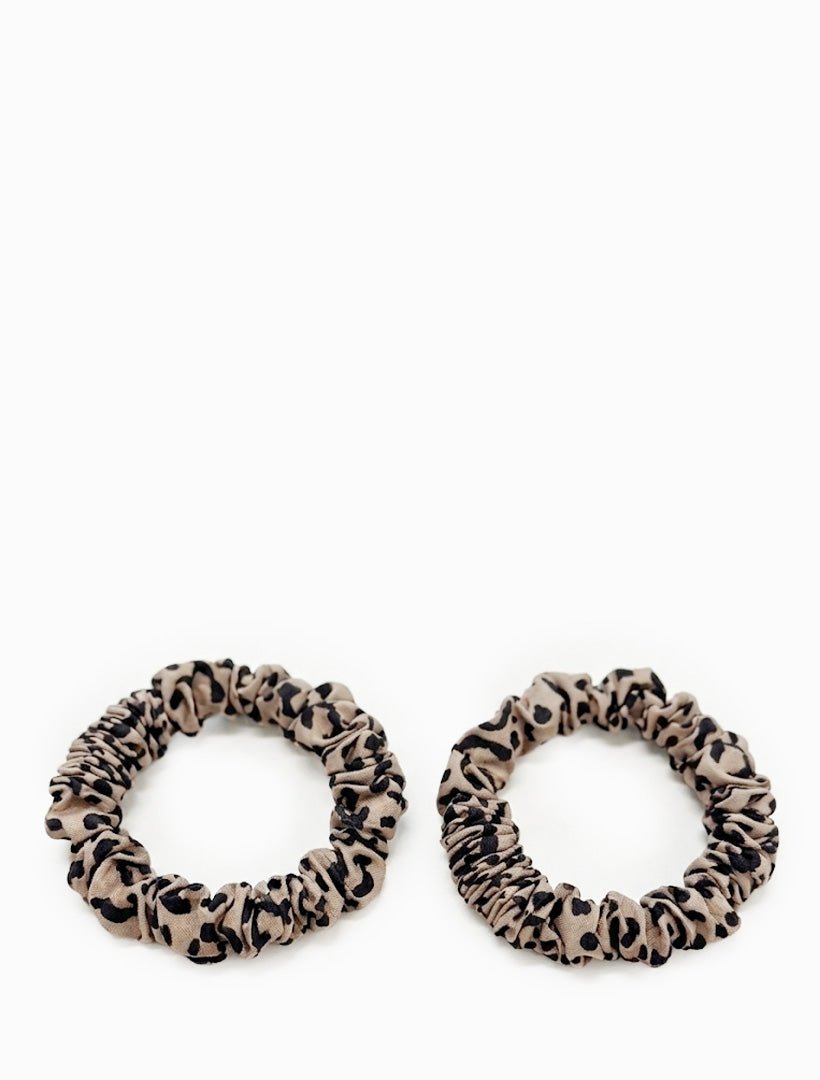 Denzel Hair Ties Set of 2 Leopard - Zjoosh