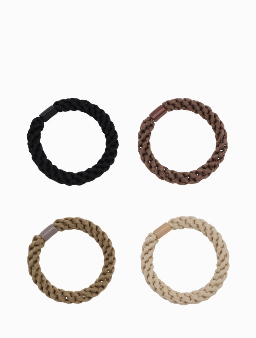 Denzel Hair Ties Set of 4 - Zjoosh