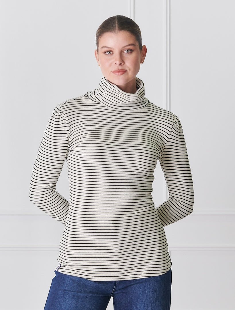 Dhalia Roll Neck Oatmeal - FINAL SALE - Zjoosh